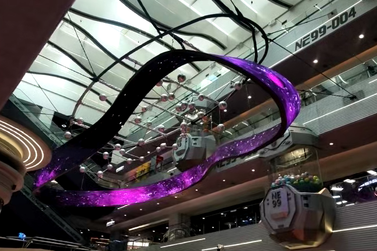 西安芙蓉广场——莫比乌斯环(图3) 西安NE99数字星空项目(图3)